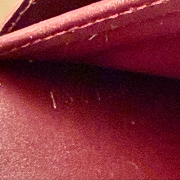 Louis Vuitton Vernis Long Wallet – Amarante | Box & Dust Bag | Initials AS - Picture 15 of 15